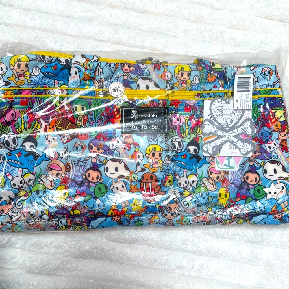 NEW Jujube x Tokidoki Sea Amo 1.0 Starlet Small Duffel Bag RARE